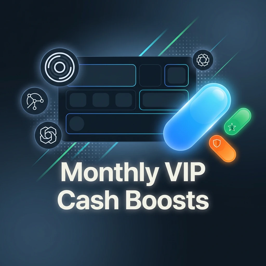 Monthly VIP Cash Boosts